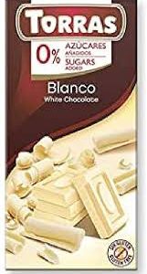 Chocolate Blanco Sin Azúcar Torras - Delicia Saludable