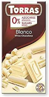 Chocolate Blanco Sin Azúcar Torras - Delicia Saludable