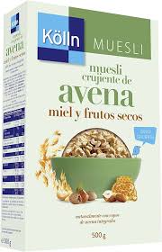 Kölln Mueslis: Avena con Frutos Secos para una Energía Saludable