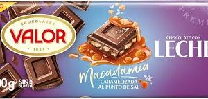 Delicioso Chocolate Valor con Macadamia Caramelizada - 200 gramos