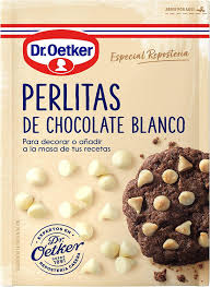 Deliciosas Perlitas de Chocolate Blanco - 100 Gr
