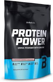 Biotech USA Protein Power: Proteína Sin Lactosa Sabor Fresa-Plátano