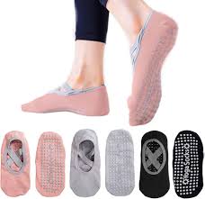 Calcetines Antideslizantes para Yoga y Pilates TSHAOUN