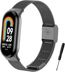 Correa BDIG Compatible para Xiaomi Band 10 Pro - Repuesto Inoxidable Ajustable