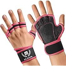 Guantes de Gimnasio Acolchados Antideslizantes para Mujer