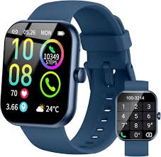 Pulsera Inteligente para Hombre: Smartwatch Bluetooth con Pulsómetro Impermeable