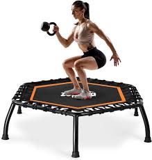 Zupapa Trampolín Silencioso para Entrenamiento en Interiores y Exteriores