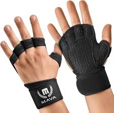 Guantes de Gimnasio Acolchados Antideslizantes para Hombre