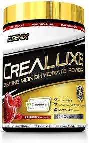 IO GENIX Crealuxe Micronizado de Frambuesa - Creatina Creapure para Vegetarianos