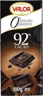 Chocolate Negro Valor Sin Azúcares Añadidos - Delicia Saludable