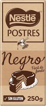 Deliciosa Tableta de Chocolate Negro NESTLÉ POSTRES para Repostería