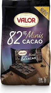 Chocolates Valor Minitabletas Negro 82 - El Placer del Chocolate Negro