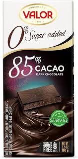 Delicioso Chocolate Negro con Azúcar Añadido