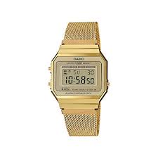 Reloj CASIO Digital con Correa Inoxidable A700WEMG 9AEF para Mujer
