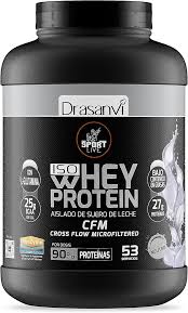 Proteína Whey Protein Isolate Drasanvi - Aumenta tu Masa Muscular