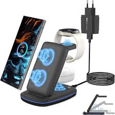 Cargador Inalámbrico Plegable para Samsung - Carga Rápida y Eficiente