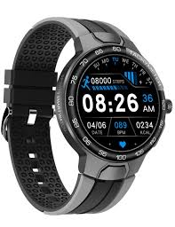 Smartwatch Redondo Inteligente para Hombre - Reloj Deportivo con Pulsómetro