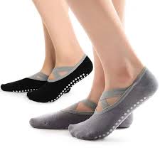 Calcetines Pilates Antideslizantes para Mujer Hually